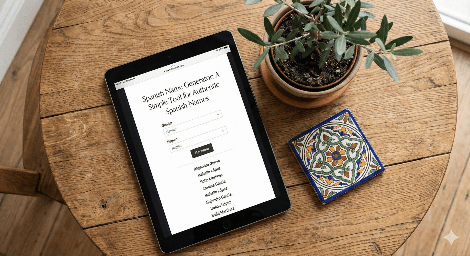 Spanish Name Generator: A Simple Tool for Authentic Spanish Names