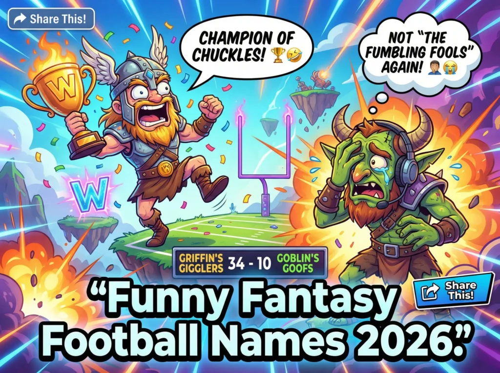 Funny Fantasy Football Names