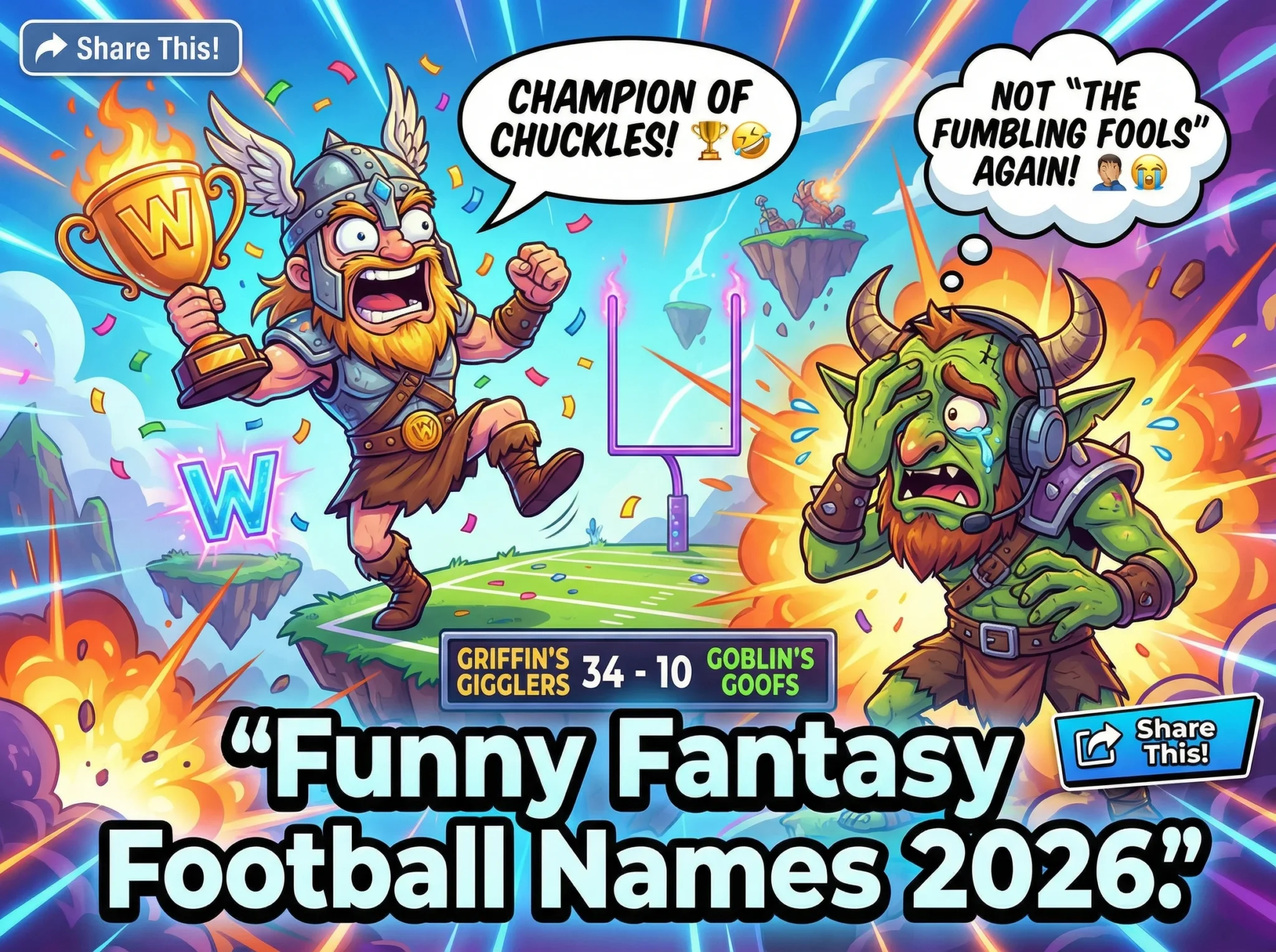 150+ Funny Fantasy Football Names 2026 – Pick Now