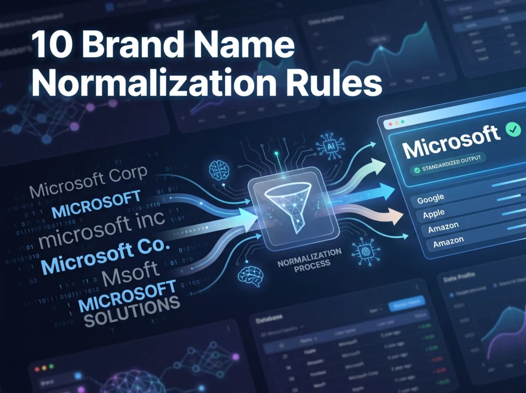 10 Essential Brand Name Normalization Rules