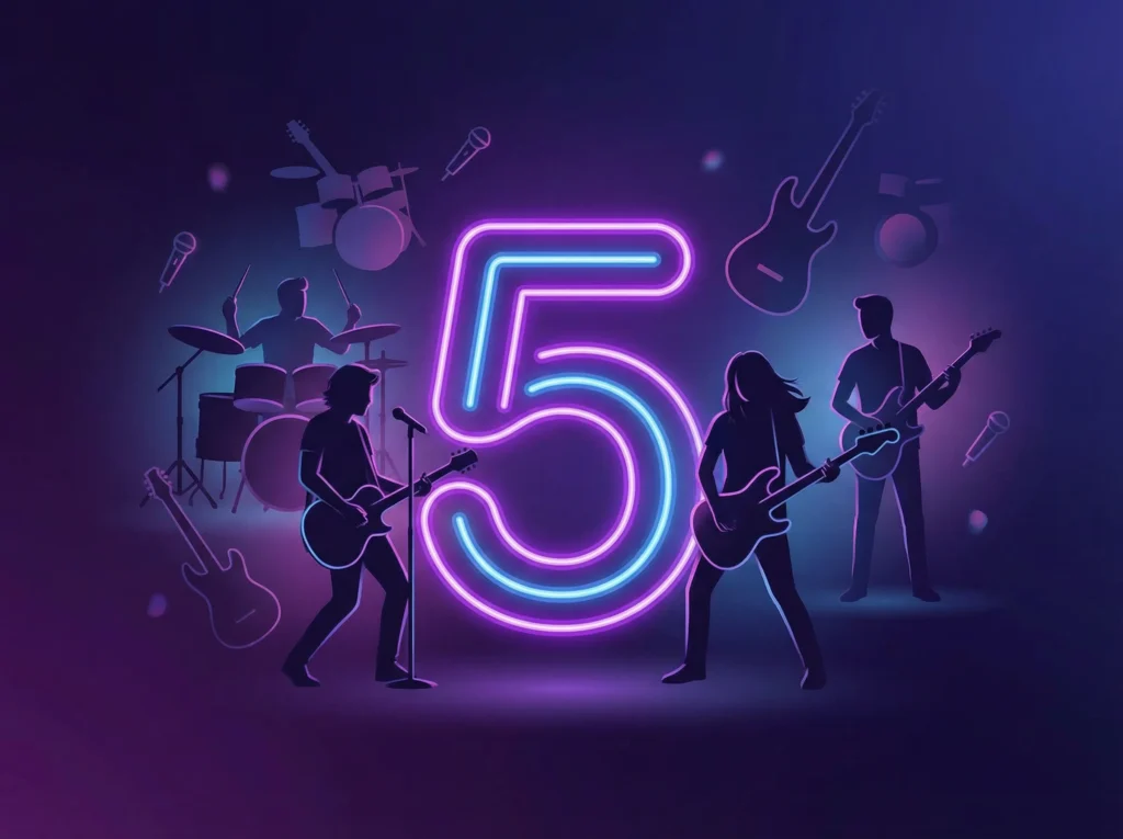 Bands With 5 in the Name