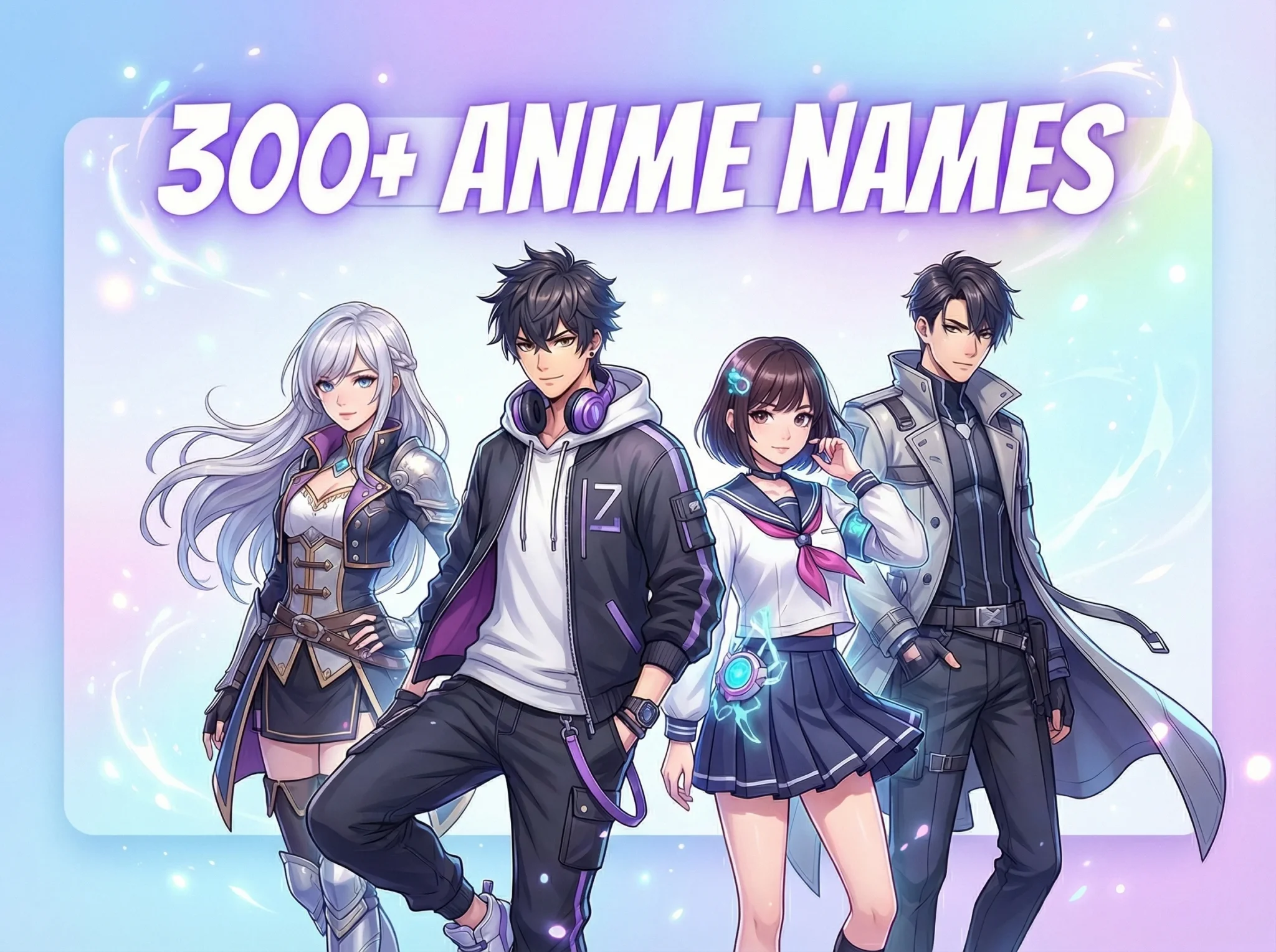 300+ Cool Anime Names for Boys and Girls